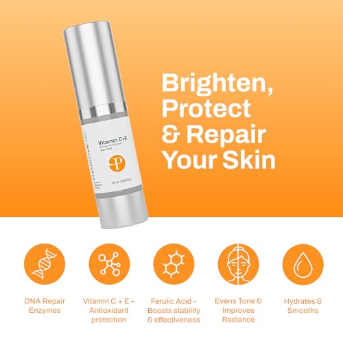 Photozyme Anti Aging Vitamin C + E Ferulic Acid Face Skincare Lotion, 1 fl. oz/30 ml
