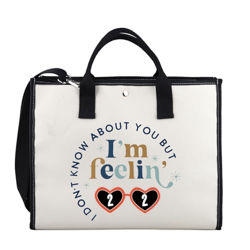 XYANFA I'm Feeling 22 Makeup Bag 22 Birthday Gift Singer Fans Gift Singer's Merchandise (feelin' 22 tote bag)