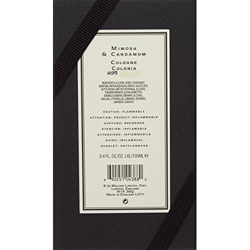 Jo Malone Mimosa & Cardamom Cologne Spray for Unisex, 3.4 Ounce