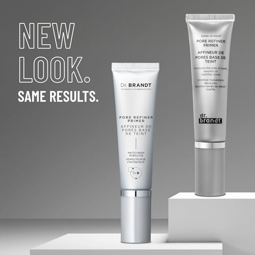 Dr. Brandt Pores No More, Pore Refiner Primer - Instantly Minimizes the Appearance of Pores, Absorbs Oil & Mattifies Shine - 1.0 fl oz