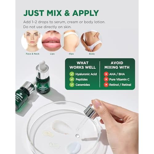 Matrixyl 3000 100% Serum Skincare ? Pure Peptide Complex Anti-Aging Facial Ampoule from France Sederma, Collagen Boosting Wrinkle Treatment, Perfect for Layering & DIY, 0.33 fl.oz (10ml)