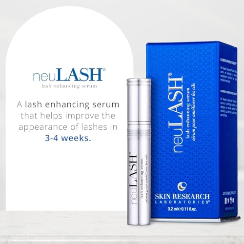 Eye Lash Enhancing Serum for Thicker, Longer Looking Lashes - neuLASH Eyelash Serum by Skin Research Laboratories - Advanced Formula Improves the Look of Natural Lash Follicles & Healthy Lash Lines