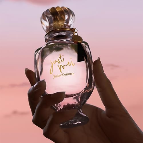 Juicy Couture Just Moi Eau de Parfum 3 Piece Fragrance Gift Set, Includes EDP Spray, Spray Pen & Mini Women's Perfume - Amber Vanilla Scent, Travel Size, 3.4 fl oz