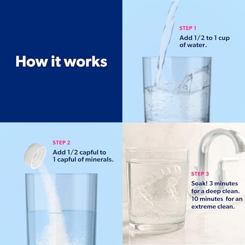 EverSmile AllClean Minerals ? Deep Cleaner for Retainers, Clear Aligners, Invisalign, Dentures, Night & Mouth Guards ? Removes Stains, Odors & Plaque in 3-Minutes ? Up to 120 Uses (300g), 1 Pack