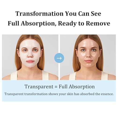 Rosemine Deep Collagen Anti-Wrinkle Lifting Overnight Mask Facial sheet masks with low molecular weight collagen for lifting, firming, and moisturizing 5 Packs