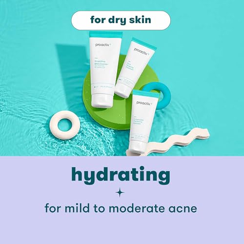 Proactiv+ 3 Step Advanced Skincare Acne Treatment ? Salicylic Acid Face Wash, Benzoyl Peroxide Pore Minimizing Treatment, and Salicylic Acid Hydrating Moisturizer - 90 Day Complete Acne Skin Care Kit