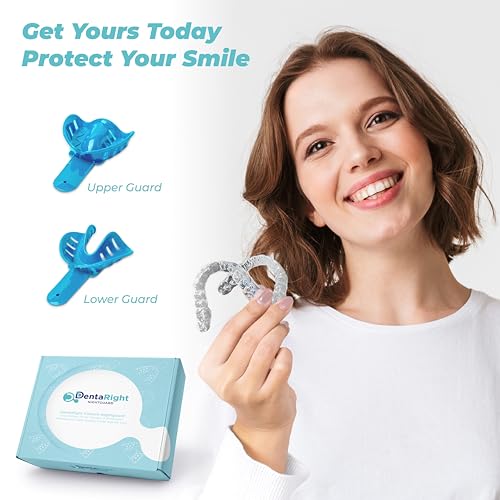 Mouth Guard for Teeth Grinding and Clenching - 1 Piece Soft Custom-Fit Dental Night Guard for Upper or Lower Teeth - Available in Multiple Thickness Options
