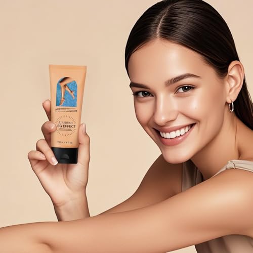 Leg Makeup, Tattoo Cover Up Makeup 24-Hour Long-Lasting Sweatproof Waterproof Body Makeup No Transfer. #02 (Medium Golw)