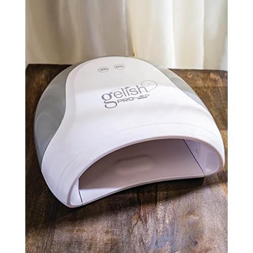 Gelish Pro LED Light ? Professional Gel Nail Lamp, Fast Drying Nail Dryer, Compact & Portable UV/LED Light for Home & Salon Use, Pedicure-Friendly