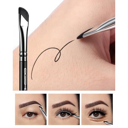EIGSHOW Dual-Ended Precision Eyebrow Brush and Comb for Eyeliner Lining, Sculpting Brows, Professional Eye Makeup Tools (D109)