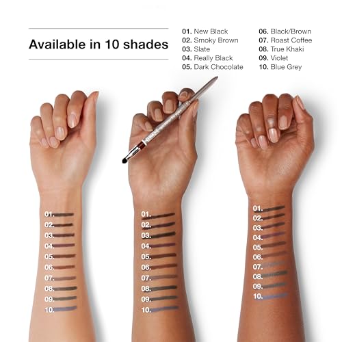 Clinique Quickliner For Eyes Eyeliner Pencil | Water Resistant, Smudge Resistant + Safe For Sensitive Eyes | 11 Shades