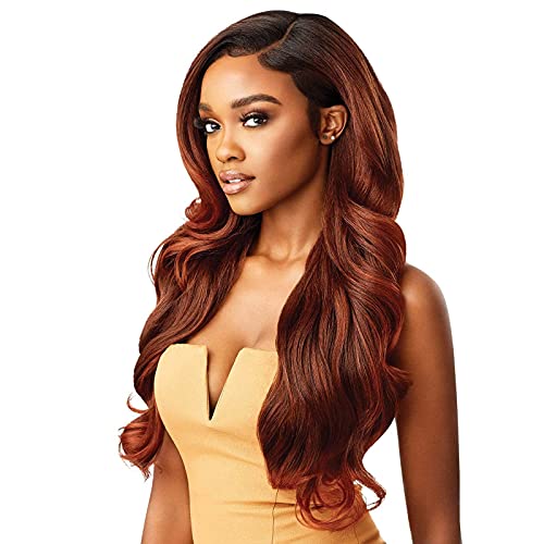 Outre Melted Hairline Lace Front Wig Frontal Effect Hairline Redesigned Comfortfit Ear Contour HD Transparent KAMALIA (DRFF2/CINMCH