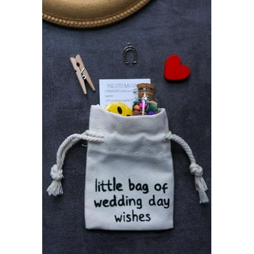 Cute Wedding Day Gifts for Bride From Best Friend, Bride Gifts, Wedding Card,Wedding Blessing Souvenirs, Beautiful Souvenirs for Honeymooner on Their Wedding Day.