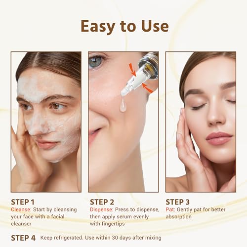 Stem Cell Exosomes for Skin, Anti-Aging Face Ampoule Serum with Hyaluronic Acid | Rejuvenation, Hydrating, Firming Skincare | 1 Set (8ml + 150mg)