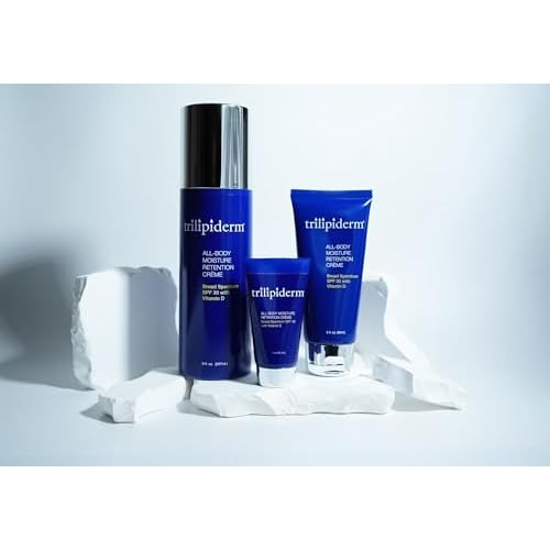 Trilipiderm 3oz TSA Travel Size 6-Pack All-Body Moisturizer with SPF 30 for Body, Face, Hands, & Feet