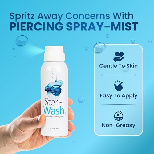Steri-Wash¢ç Aftercare Piercing Spray 3 oz