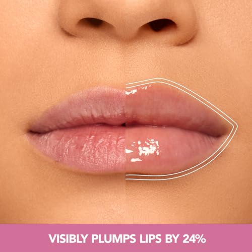 BUXOM Full-On Plumping Lip Cream, Hydrating Lip Plumper Gloss with Peptides & Hyaluronic Acid, High-Shine Tinted Formula for Fuller, Softer Lips, Cruelty-Free