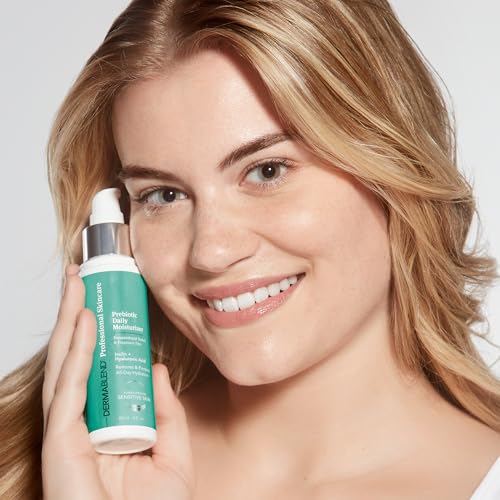 Dermablend Prebiotic Daily Moisturizer 3 fl oz, Lightweight Moisturizer with All-Day Hydration, Prebiotic Inulin, Probiotics & Hyaluronic Acid, Ideal for Sensitive Skin, Fragrance-Free Non-Comedogenic