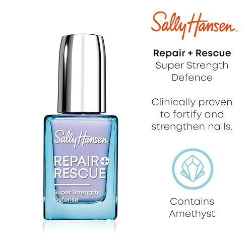 Sally Hansen Nail Treatment Repair + Rescue Super Strength Defense | Nail Strengthener | Fortifies Weak Nails & Delivers Stronger Nails in 1 Week