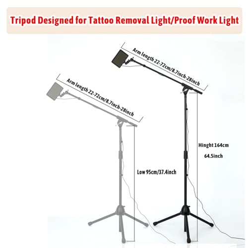 Only Tripod for Polarized LED Tattoo Work Light (Not Include Light)