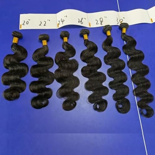 Brazilian Human Hair Bundles 12A Body Wave Bundles Human Hair Unprocessed Brazilian Virgin Hair Weave Bundles Deals Human Hair Natural Black 22 24 26 28