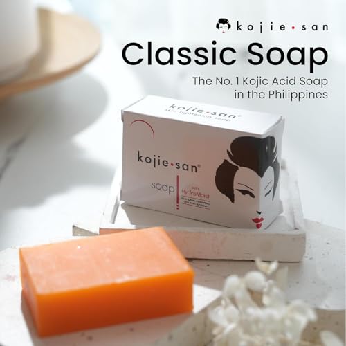 Kojie San Skin and Body Soap ? Original Kojic Acid, Soap Bar with Coconut & Tea Tree Oil ? 3 x 65g Bars