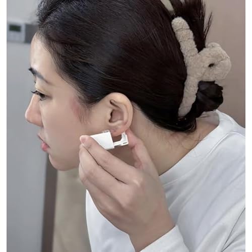 Ear Piercing Kit, Anzero 2 Pcs Disposable Ear Piercing Gun with Preloaded Ear Stud, at Home Self Ear Piercing Gun Kit - 5MM Earrings Stud