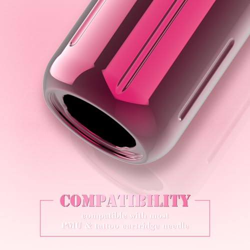 INKin Permanent Makeup Tattoo Machine, Wireless Tattoo Gun with 2Pcs 1500mAh Battery Pack LED Display, Professional Lola Air SMP Tattoo Pen for Beginners Artists (2.7mm Stroke)