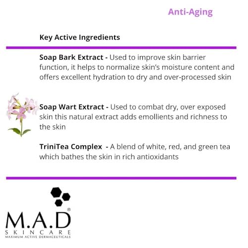 M.A.D Skincare Anti-Aging Nourishing Cleansing Lotion - Non-drying, Gentle Cleansing