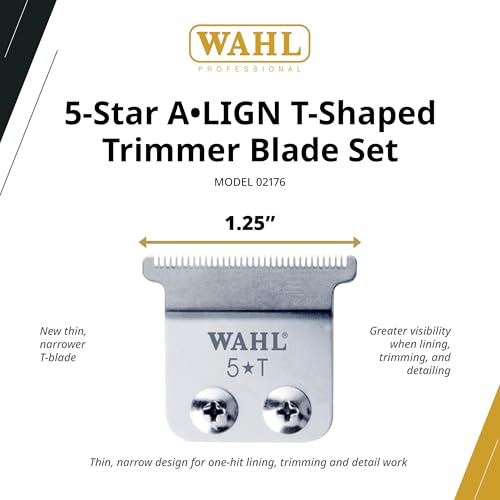 Wahl Professional Align T Blade High Precision Stainless Steel Replacement For Align Trimmers