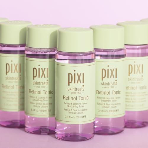 Pixi Retinol Tonic, Smoothing & Firming Facial Toner, Enhanced with Peptides to Boost Collagen Production, Alcohol-Free Daily Rejuvenating Toner, 250 ml / 8.5 fl oz
