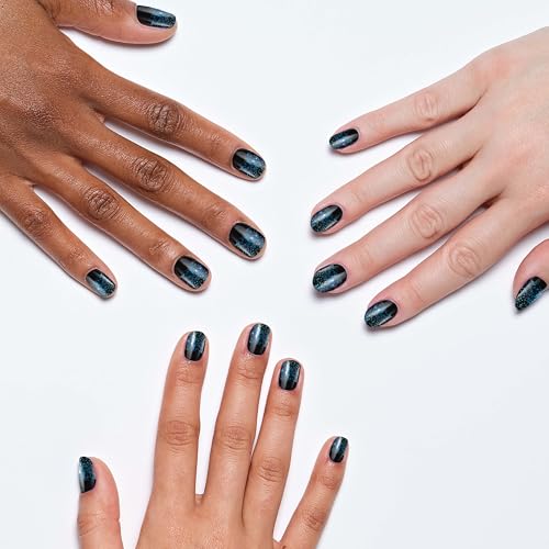 Sally Hansen Miracle Gel Nail Polish Special Effect Top Coat | Salon Quality, Gel-Like Formula, Two-Step System, No UV Light Needed, Long Lasting | 112 Glitterstorm | Sheer Glittery Purple Nail Polish