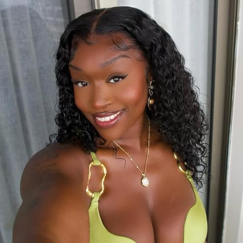 Water Wave Human Hair Bundles Curly Bundles 20 22 24 Inch, Natural Black Wet And Wavy Sew In Weave, Soft & Shed-free 12A 100% Brazilian Virgin Remy Hair 3 Bundles