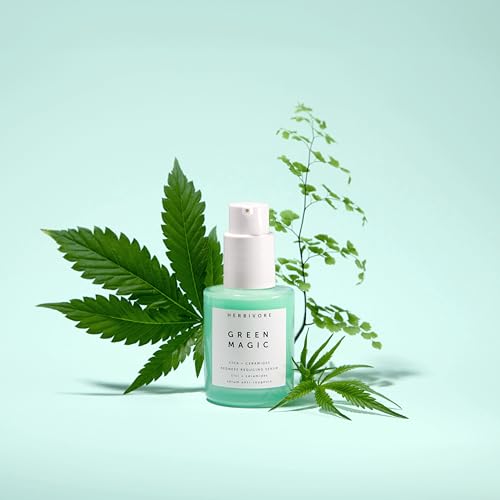 HERBIVORE Green Magic Cica + Ceramides ? Fast-acting Redness-Reducing Serum for Sensitive Skin, Plant-based, Vegan, Cruelty-free, 30mL / 1 oz