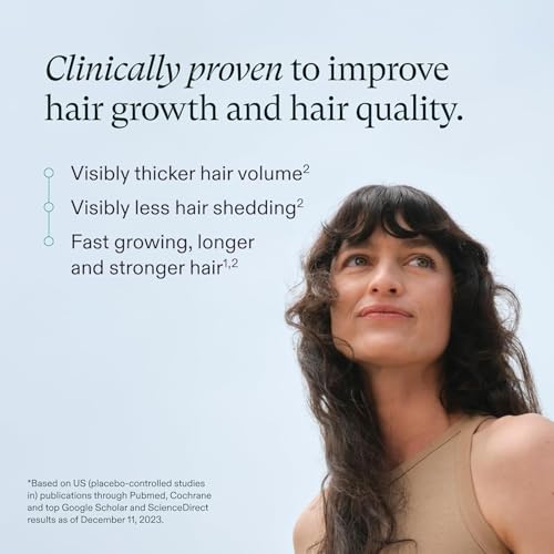Nutrafol Women's Hair Growth Supplements, Ages 18-44, Clinically Proven for Visibly Thicker and Stronger Hair, Dermatologist Recommended - 1 Month Supply