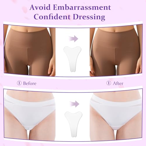 Camel Toe Concealer,Reusable Seamless Camel Toe Underwear,Invisible Frontal Wedgie Cover,Anti Cover Silicone Insert