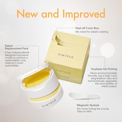 Kimtrue 3rd Generation Meltaway Cleansing Balm - Makeup Remover Balm for All Skin Types - Gently Meltaway Mascara, Eyeliner and Makeup - Oil Face Cleanser - Hydrating, Fragrance-Free - 3.38 oz