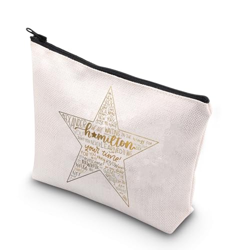 TSOTMO Musical Theatre Makeup Bag Musical Inspired Zipper Pouch Bag (Musical WE ARE)