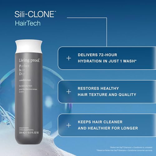 Living Proof Perfect Hair Day Conditioner Hydrating Conditioner ? Long-Lasting Hydration, Shine, Softness, Lightweight Silicone-Free, Uplifting Fragrance