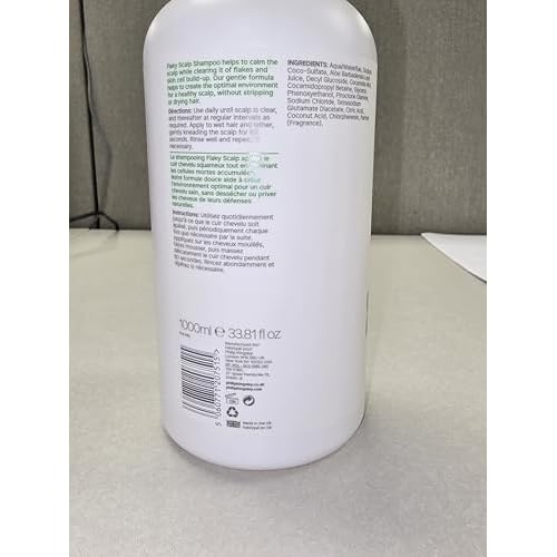PHILIP KINGSLEY | Flaky Scalp Shampoo | Shampoo For Flaky, Itchy, Dry, Oily Scalps | Cleansing Scalp Care | Hair Shampoo that Hydrates, Soothes and Calms | 1L Pump