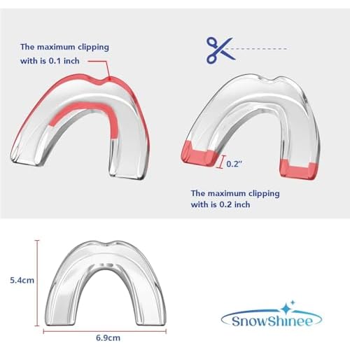 Mouth Guard: Upgraded Mouth Guard for Grinding Teeth at Night - Teeth Grinding Mouthguards for Sleeping - Mouthguards for Grinding of Teeth - Anti Grinding Guard - Night Guards for Teeth Grinding -4pc