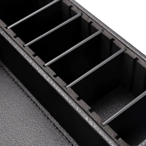 Barber Storage Box,Hairdressing Tool Holder, Multifunctional Detachable Large Storage Box, Shear Holder PU Leather Salon Scissors Holder, Hair Cutting Tools Storage Case for Barber Accessories(Large)