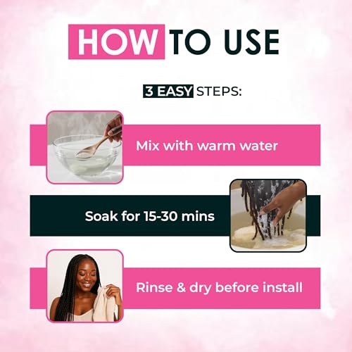 Esha Braid N Slay Detox Powder ? Scalp Cleanser for Braids, Locs & Twists ? Removes Buildup, Odor & Prewashes Synthetic Hair ? Non-Stripping, Soothing, 907g (32 Fl Oz, UNSCENTED)
