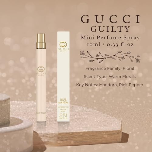 Gucci Guilty Pour Femme Perfume for Women Travel EDP Spray 0.33 Fl Oz