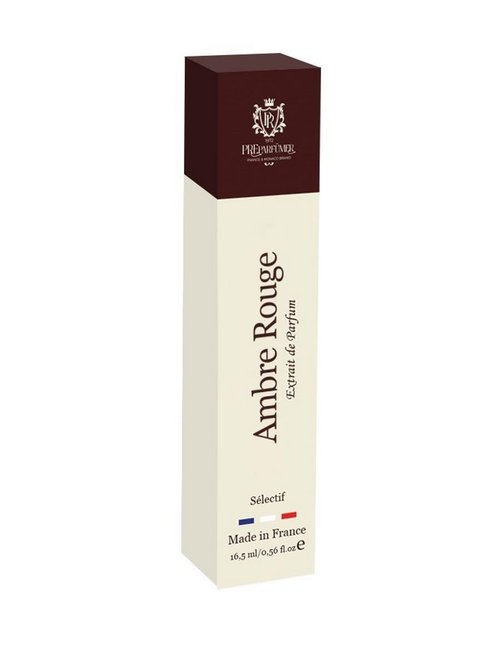 PREparfumer from France Ambre Rouge Perfume 16ml – Oriental Floral Scent – Elegant Fragrance with Saffron, Jasmine & Amber – Deep Oud Finish