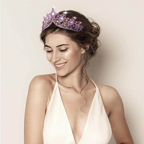 Kamirola Baroque Queen Crown,Rhinestone Wedding Bridal Crown and Tiaras Crystal Headband For Birthday Prom Pageant Party halloween¡¦ TR09