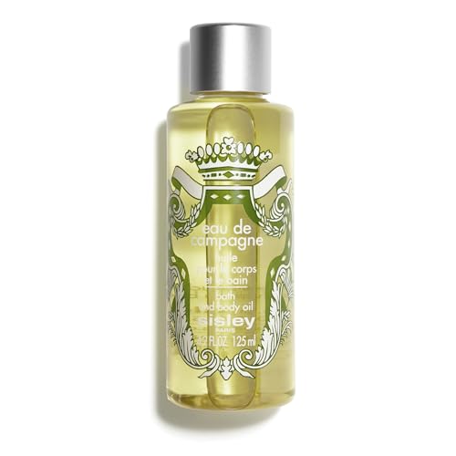 Sisley Paris Eau de Campagne Bath & Body Oil - 125 mL - Soothing, Softening Fresh Scented Bath Oil