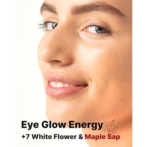 MAY COOP Raw Eye Contour - Korean Eye Cream for Under Eye Care with Sugar Maple Extract 50% & Adenosine Peptides - Hydrating, Firming, Moisturizing for Sensitive Skin, 0.67 fl. oz.