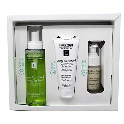 Eminence Organic Skincare Acne Advanced Treatment System, 3 Fl Oz, 3 Count