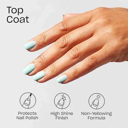 OPI Nail Lacquer Top Coat | Clear Nail Polish Top Coats | Classic, Quick Drying, High Shine, Gel-like Volumizing, & Matte Finish | Chip Resistant, High-Gloss, Long Lasting, Protects Color & Nails